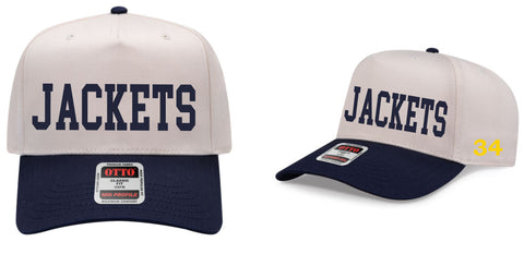 JACKETS 5 Panel Mid Profile  Baseball Cap