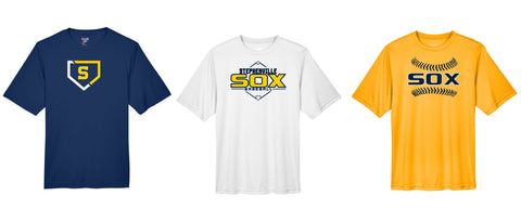 SOX Short Sleeve Performance Baseball T-shirts